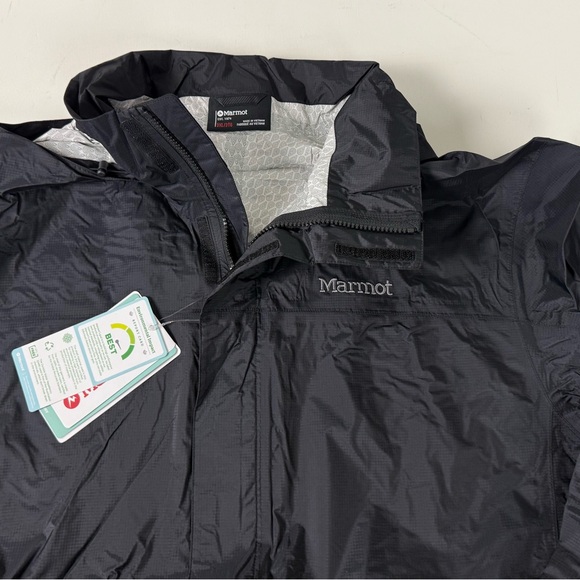 Marmot Precip Eco NanoPro Waterproof Windbreaker Jacket NWT Packable NWT New - Picture 2 of 12